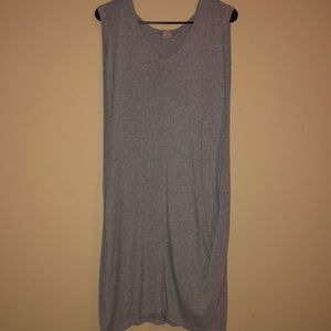 Gray t shirt dress